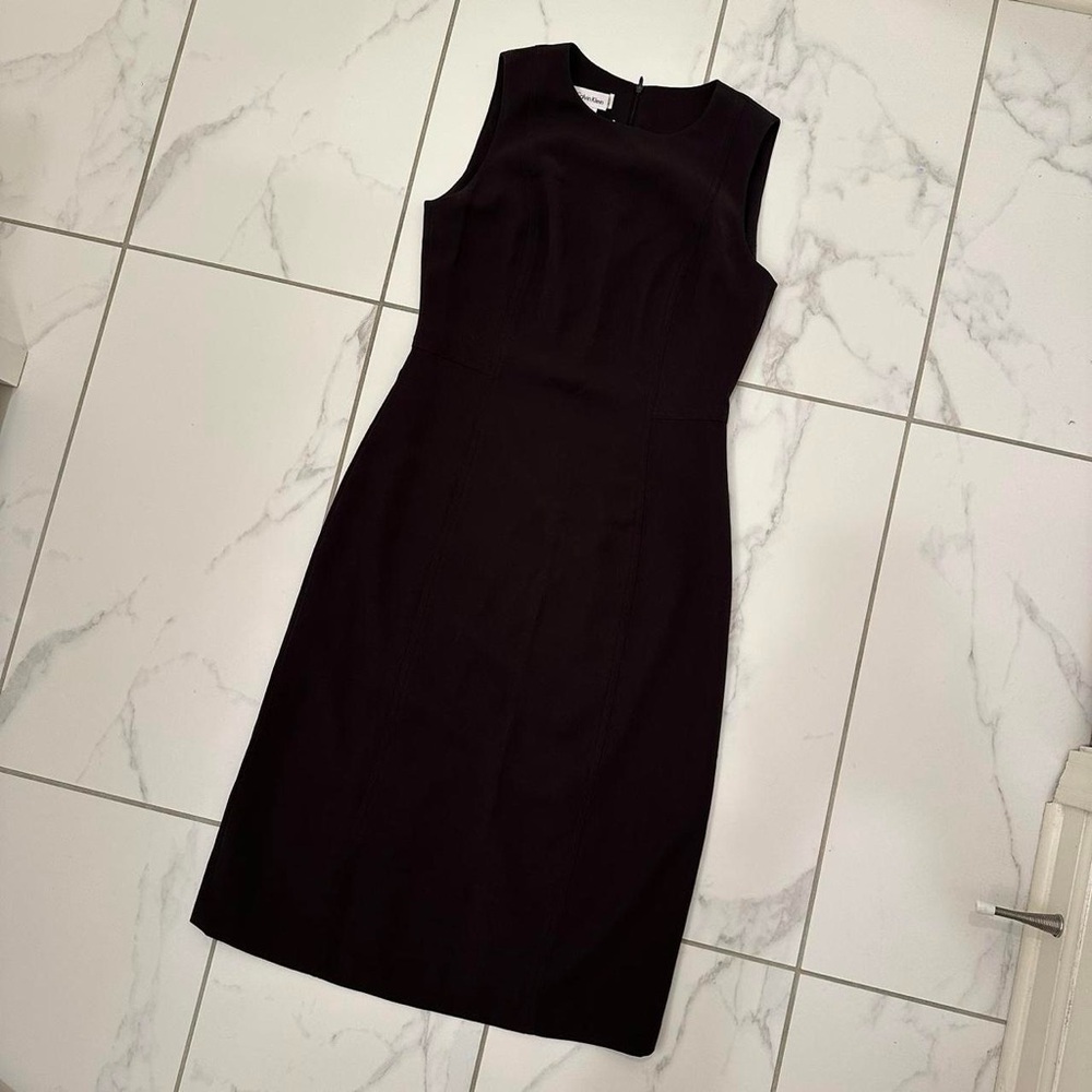 CLASSIC VINTAGE CALVIN KLEIN BROWNISH GREY DRESS